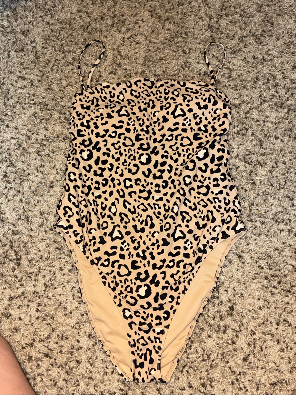 Hollister Leopard Print One Piece Swimsuit